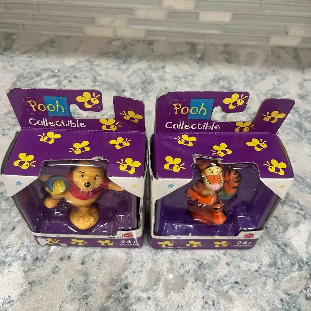 VTG 1997 Mattel Disney Winnie The Pooh & Tigger Collectible Figures NIB